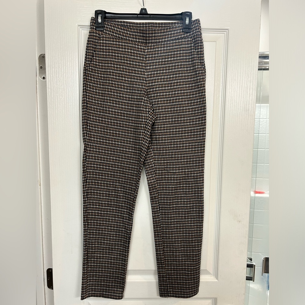 Fitted tweed style jetting pants